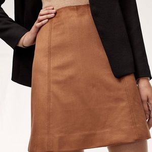 Babaton the hopper mini in camel coloured faux suede